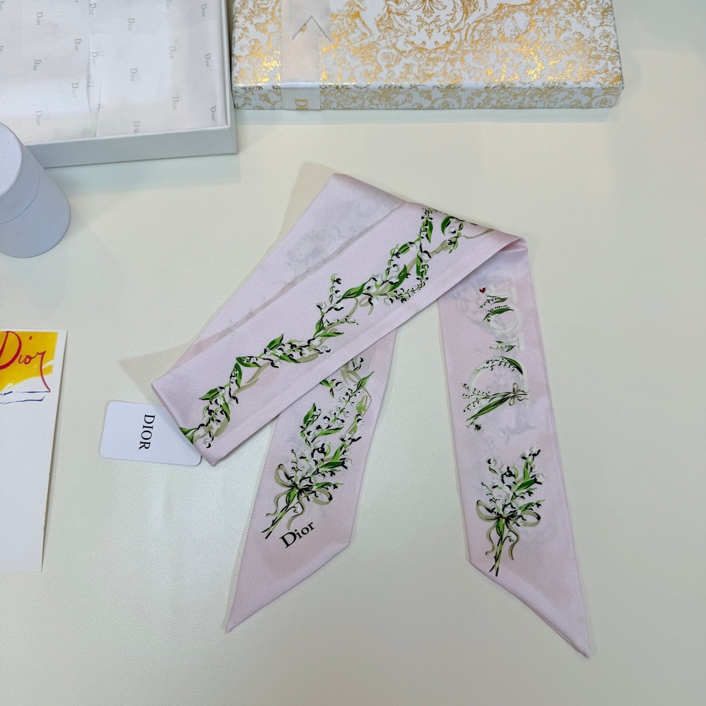 DIOR 26S SCARF 105CM IN SILK 304065