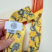 HERMES 26S TWILLY SCARF 86 IN SILK 492609