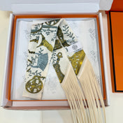 HERMES 26S TWILLY SCARF 86 IN SILK 498689