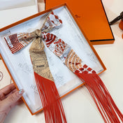 HERMES 26S TWILLY SCARF 86 IN SILK 498692