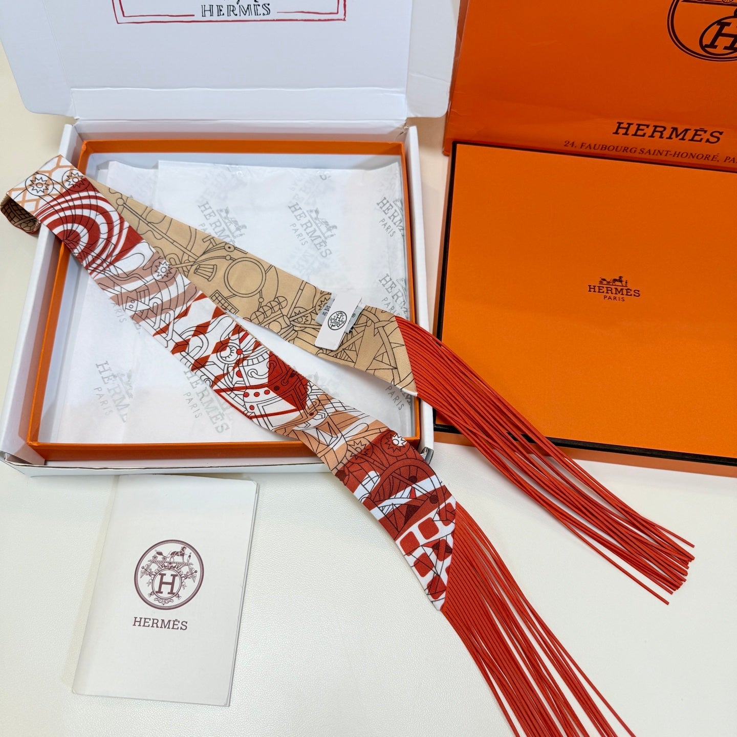 HERMES 26S TWILLY SCARF 86 IN SILK 498692