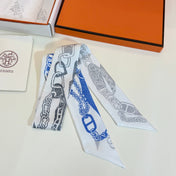 HERMES 26S TWILLY SCARF 86 IN SILK 492627