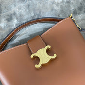 MINI 19 LOUISE BAG IN BRONZE BROWN SMOOTH CALFSKIN