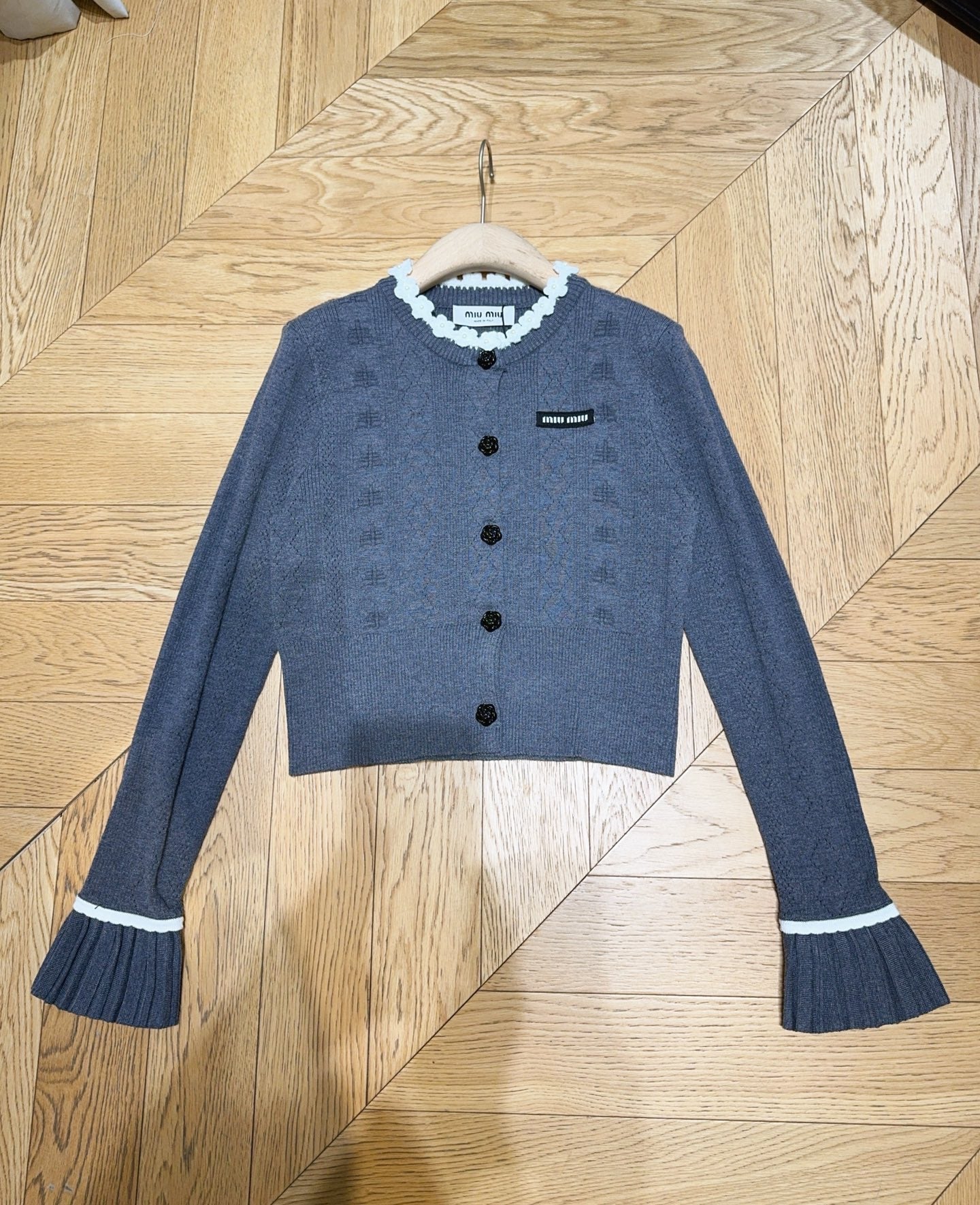 MIUMIU 26S KNIT CARDIGAN 948