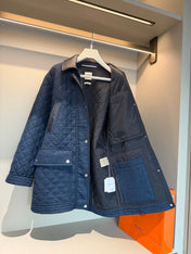 HERMES 25S QUILTED COTTON JACKET 376