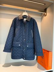 HERMES 25S QUILTED COTTON JACKET 376