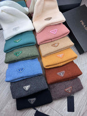 BEANIE HAT IN TEAL GREEN WOOL 332392