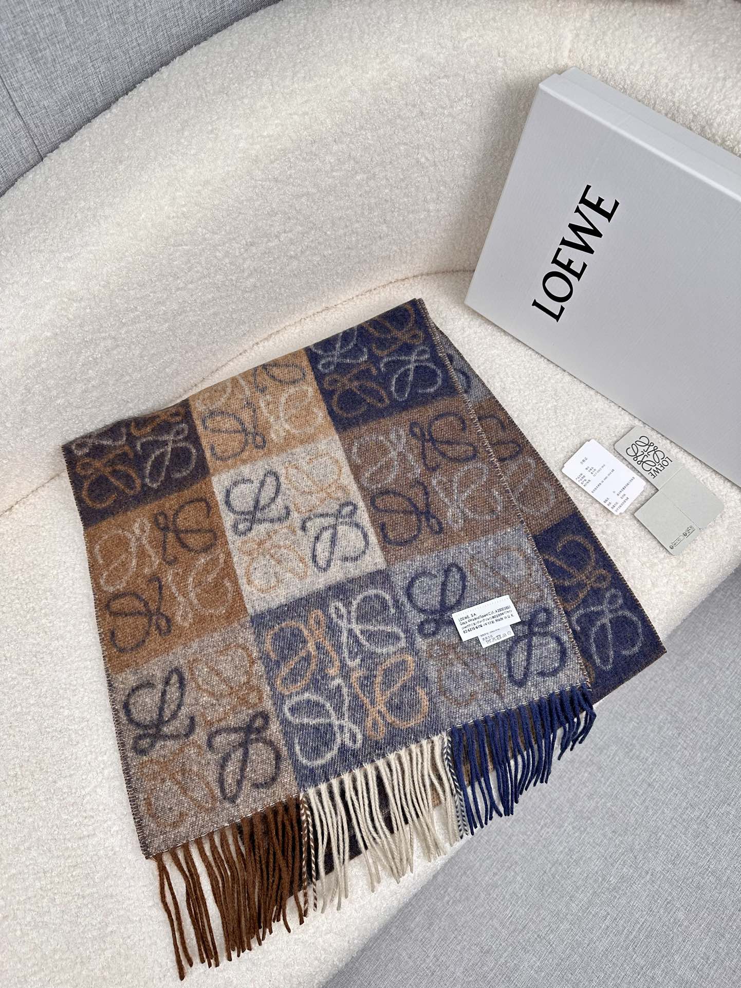 LOEWE 26S SCARF 200 IN CASHMERE 126269