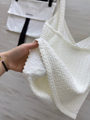 CHANEL WHITE SPAGHETTI STRAP TOP 265024