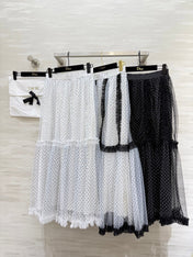 DIOR 25S LONG TULLE SKIRT STYLE 028