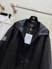 CHANEL 25S STAND-COLLAR LEATHER JACKET 291