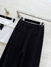 CHANEL 25S WIDE-LEG STRAIGHT PANTS 637