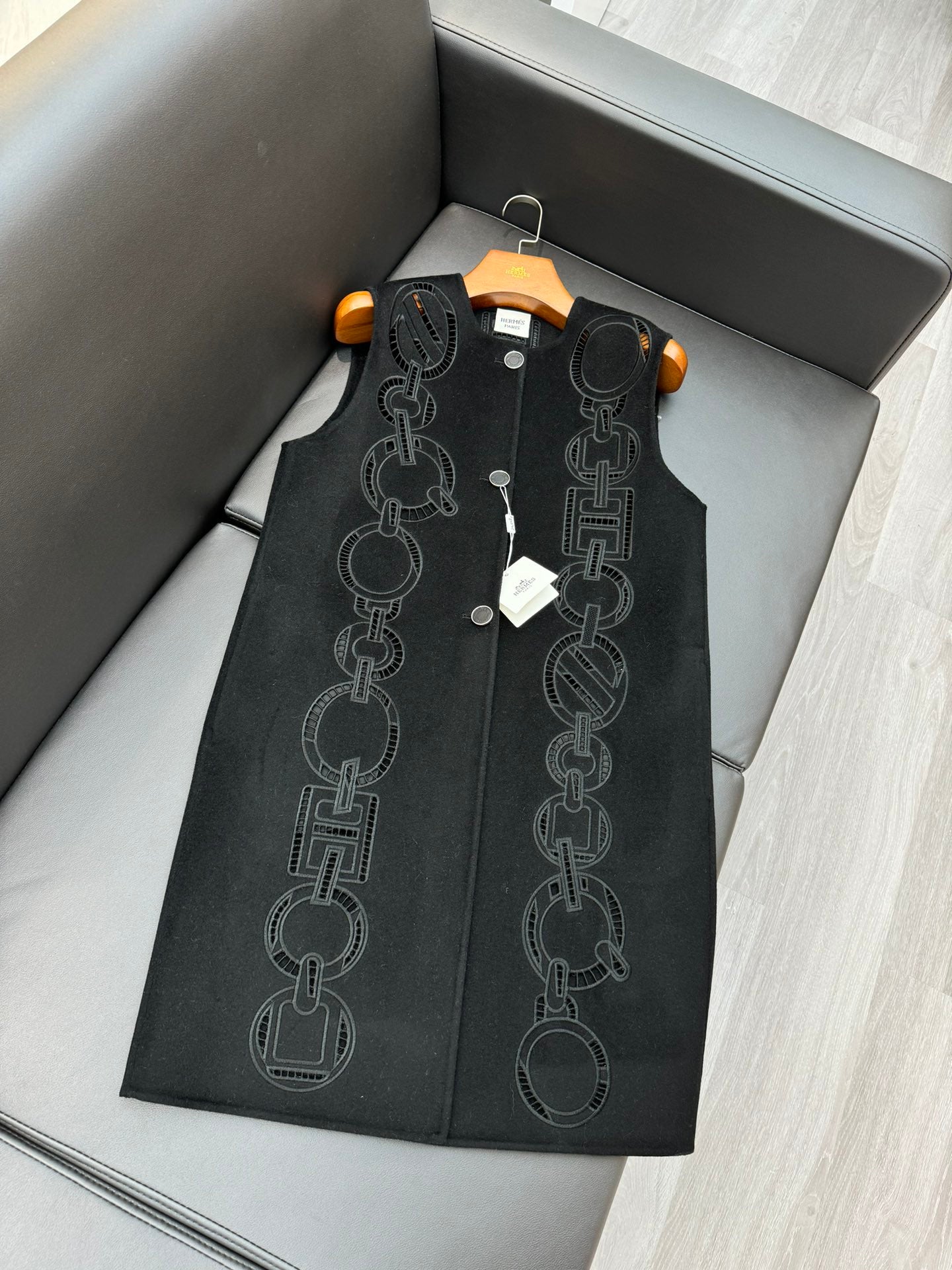 HERMES 25S LONG GILET 099
