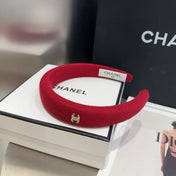 CHANEL 26S HEADBAND IN RED PADDED 503085