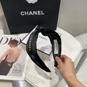 CHANEL 26S HEADBAND IN BLACK FABRIC 503082