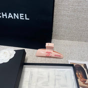 CHANEL 26S HAIR CLIP IN LIGHT PINK ACETATE 512126