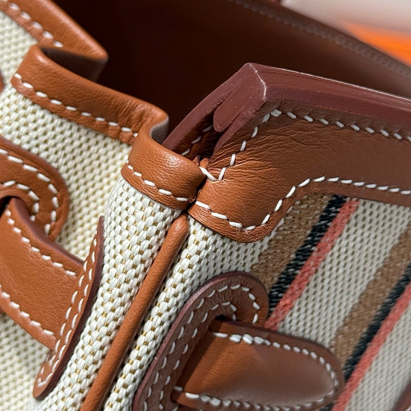 Hermes - BIRKIN SHOULDER LIGHT 29 BRODERIF TOILE