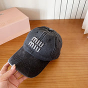 MIUMIU BASEBALL CAP STYLE 50
