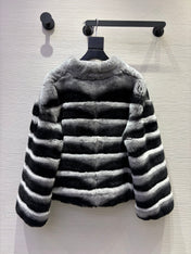 MAX MARA 25S V-NECK FUR COAT 155