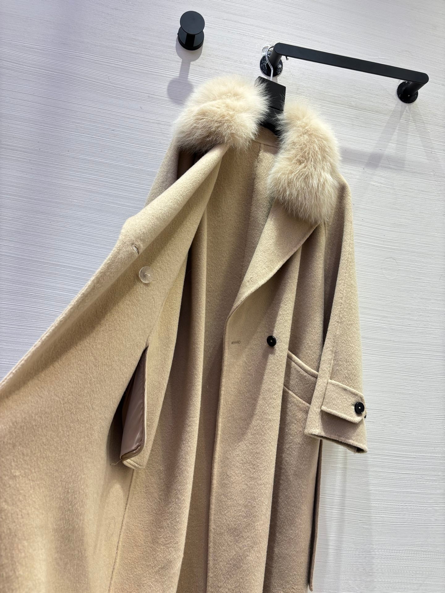 MAX MARA 25S DOUBLE-FACED CASHMERE COAT 055