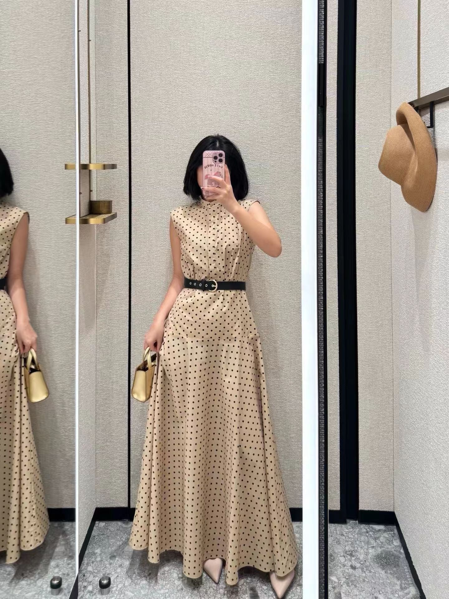 MAXMARA 26S SLEEVELESS MAXI DRESS 258