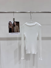 MIUMIU 26S LONG-SLEEVE KNIT SWEATER 1273
