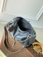 CARRYALL CARGO VIBE PM 33.5 IN GREY LAMBSKIN BROWN MONOGRAM TAG