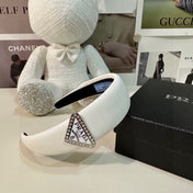 WHITE CALFSKIN HAIRBAND 154898