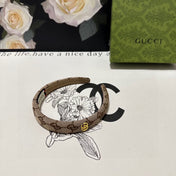 HAIRBAND IN BEIGE AND EBONY CANVAS 432816
