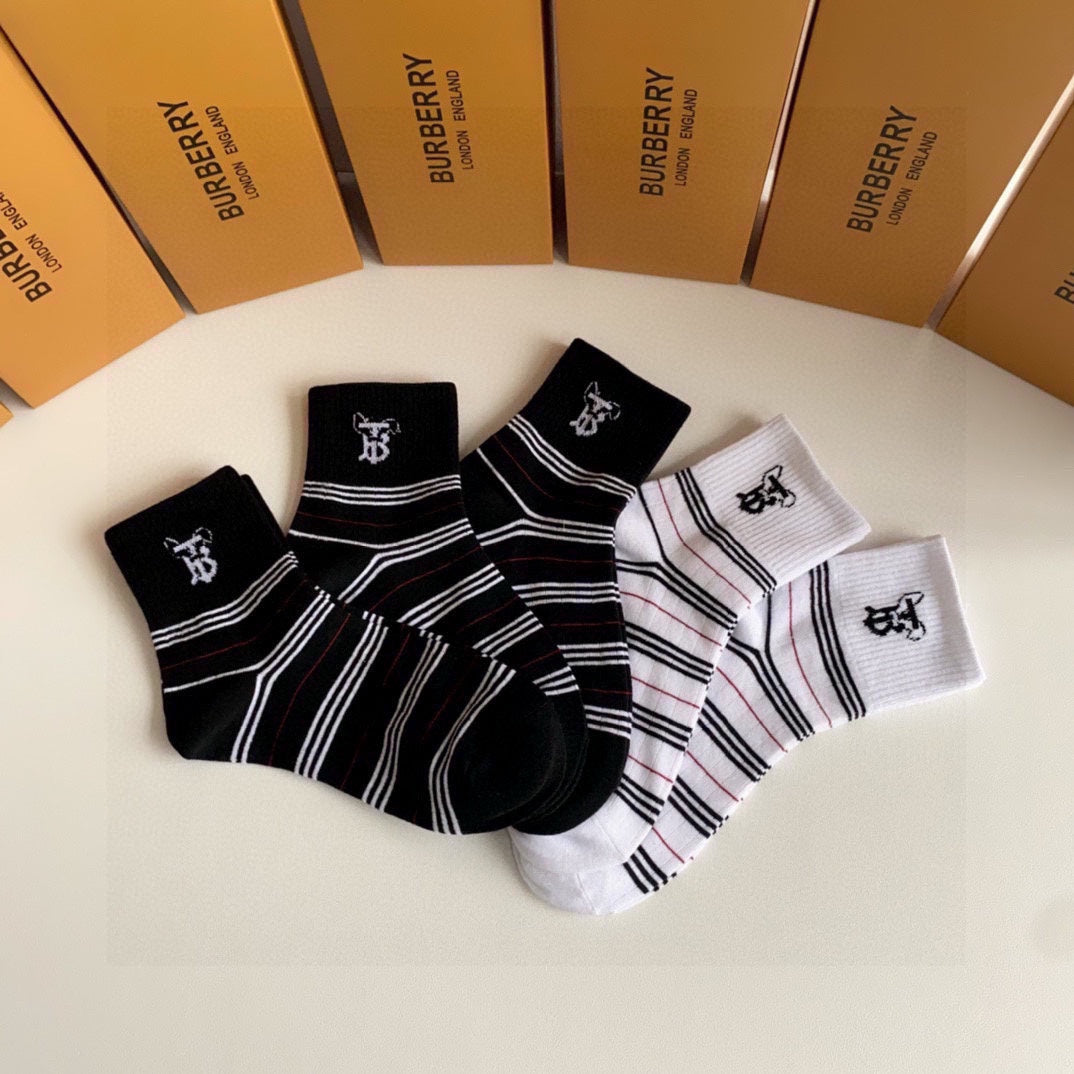 BURBERRY 26S ANKLE SOCKS 482767 (1 BOX)