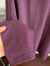 MIUMIU 26S LONG-SLEEVE STRIPED T-SHIRT 1377