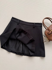 MIUMIU 26S SET VEST AND PLEATED SKIRT 867