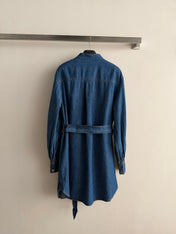 ZIMMERMANN 26S EMBROIDERED DENIM DRESS STYLE 134