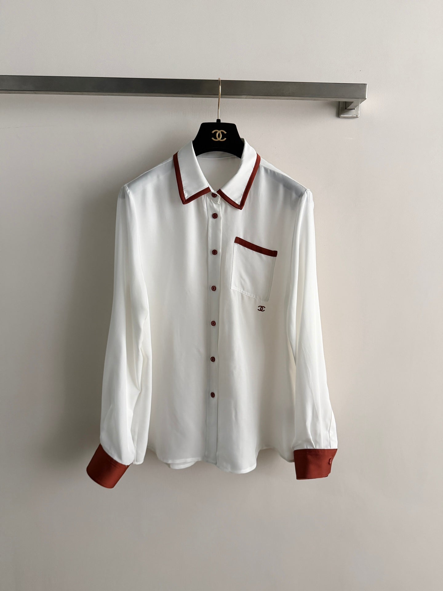CHANEL 26S SILK SHIRT STYLE 1119