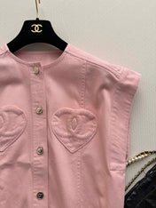 CHANEL 26S DENIM VEST STYLE 1042