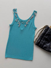 CHANEL 26S KNIT SLEEVELESS TOP STYLE 1187