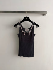 CHANEL 26S KNIT SLEEVELESS TOP STYLE 1183