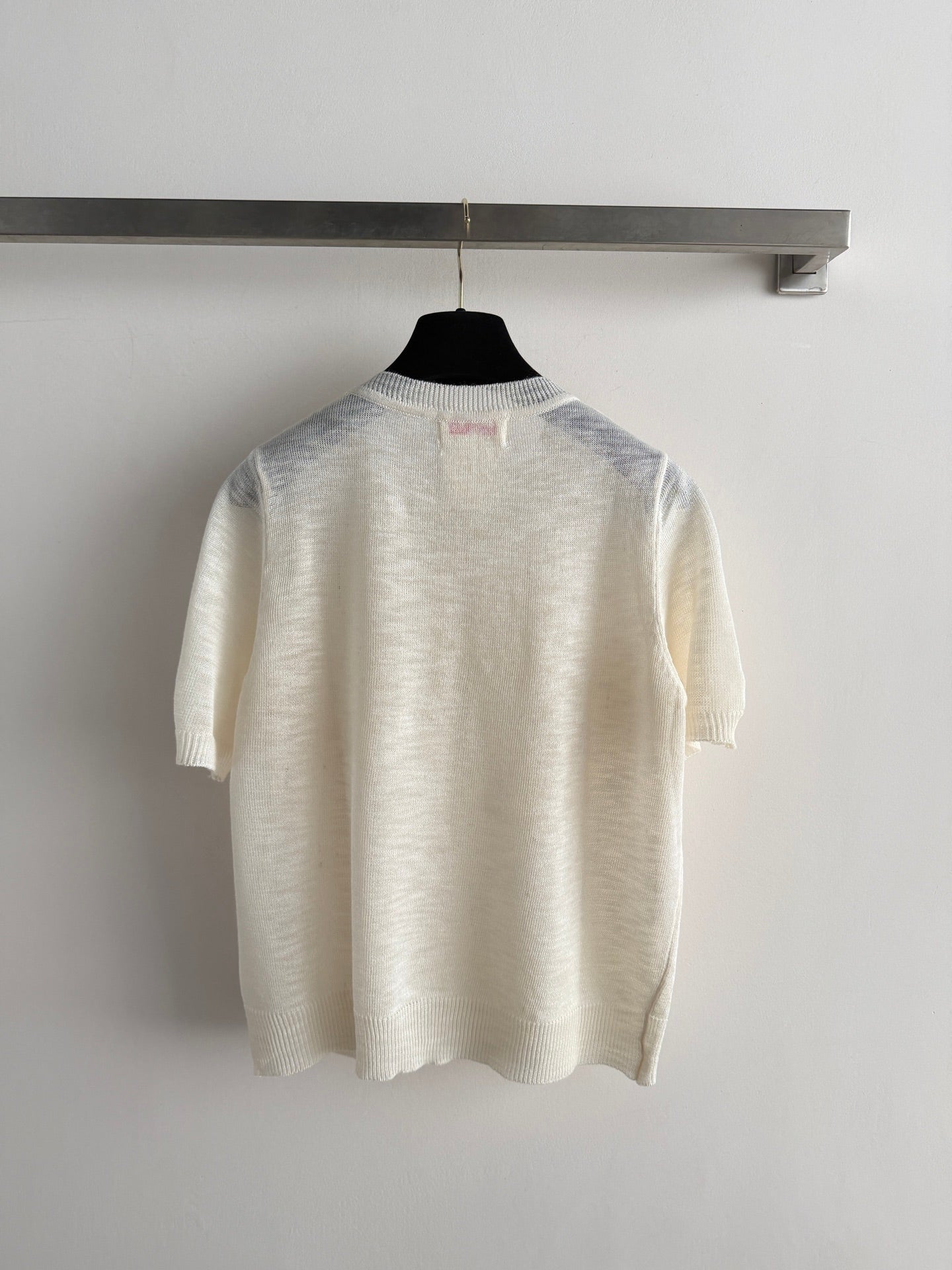 CHANEL 26S SHORT-SLEEVE KNIT TOP STYLE 1156