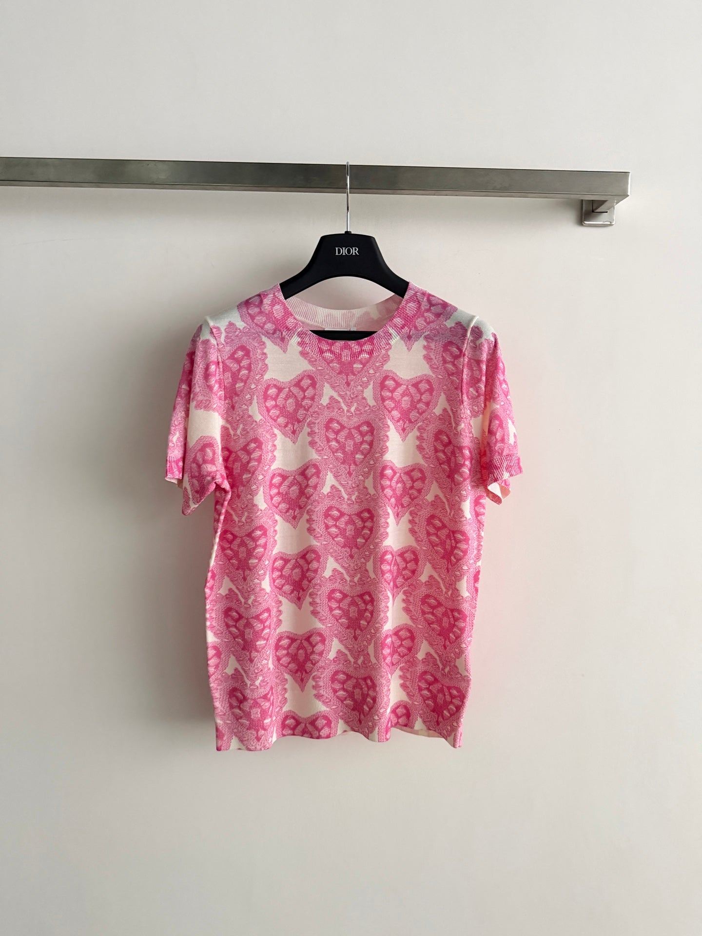 DIOR 26S SHORT SLEEVE KNIT TOP 1327