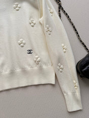 CHANEL 26S LONG-SLEEVE KNIT TOP 1718