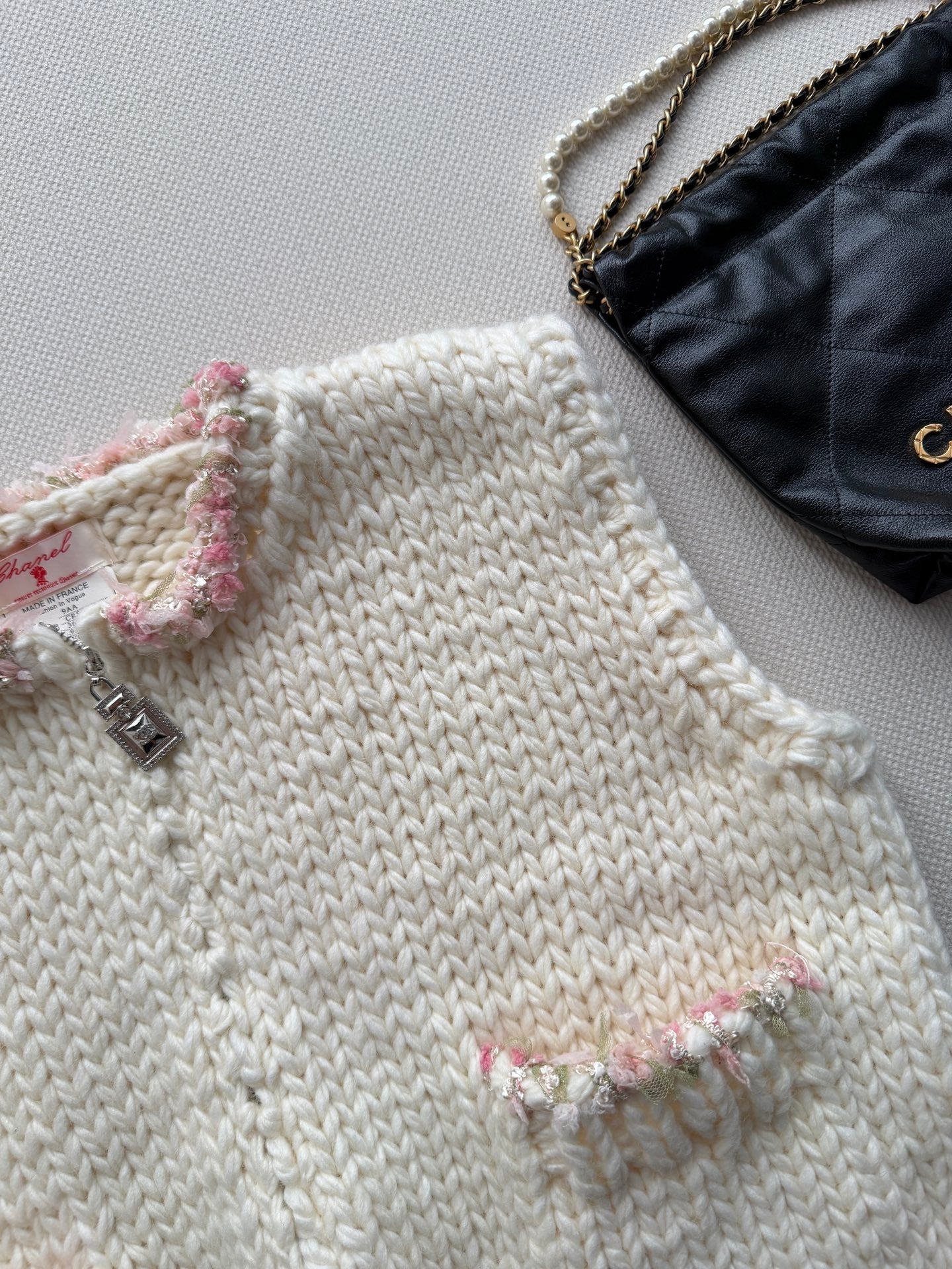 CHANEL 26S KNIT ZIP-UP VEST 1685