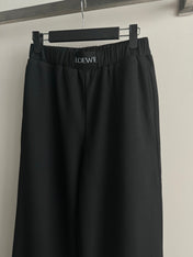 LOEWE 26S ELASTIC-WAIST WIDE-LEG PANTS 638