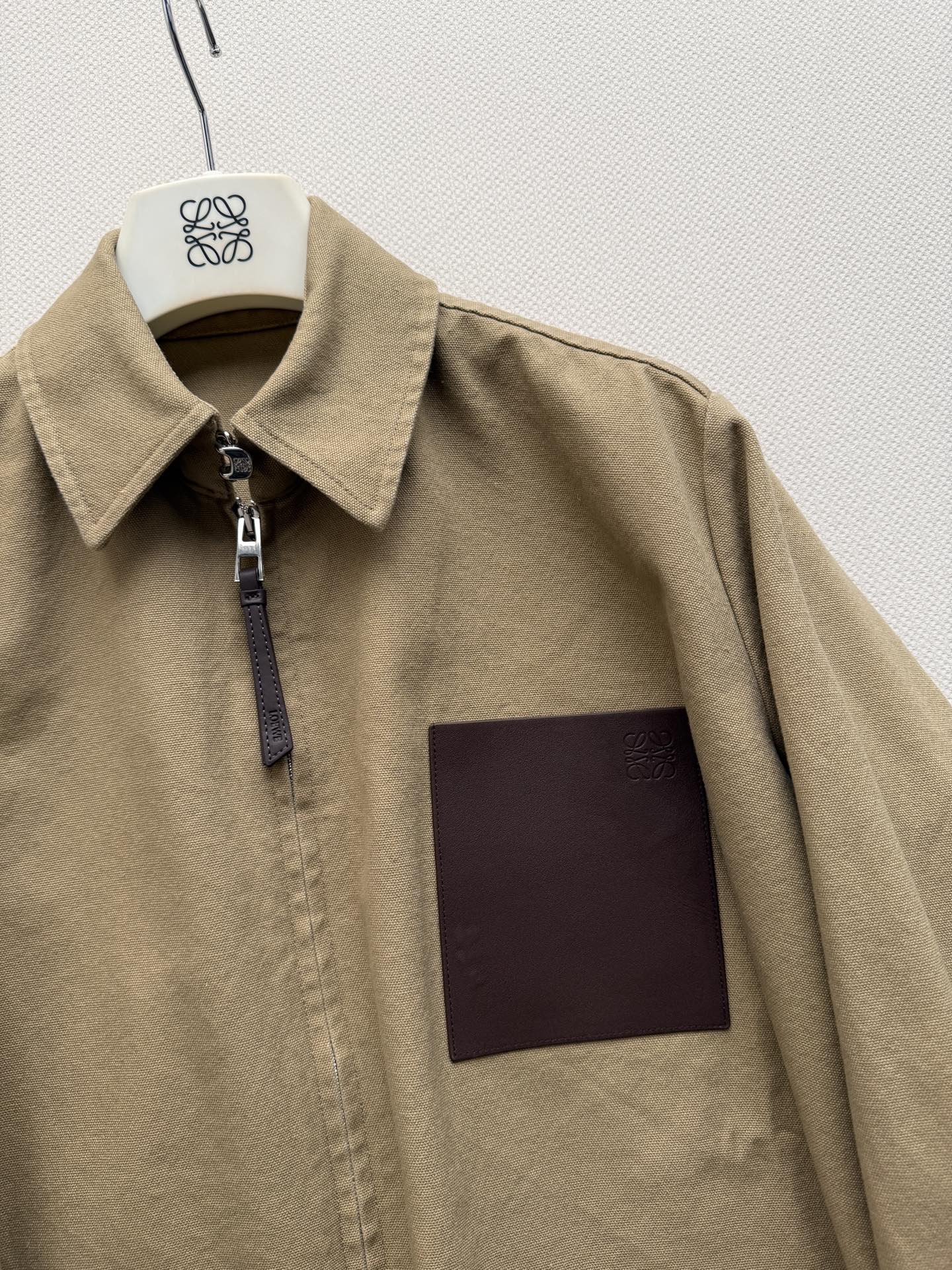 LOEWE 26S ZIP-UP COLLAR JACKET 616