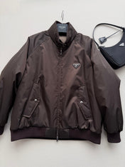 PRADA 26S ZIP-UP BOMBER JACKET 1281