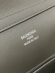 RODEO LARGE BAG 40 IN KHAKI GREEN SMOOTH CALFSKIN SILVER HARDWARE