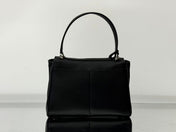 RODEO MINI BAG 22 IN BLACK SMOOTH CALFSKIN SILVER HARDWARE