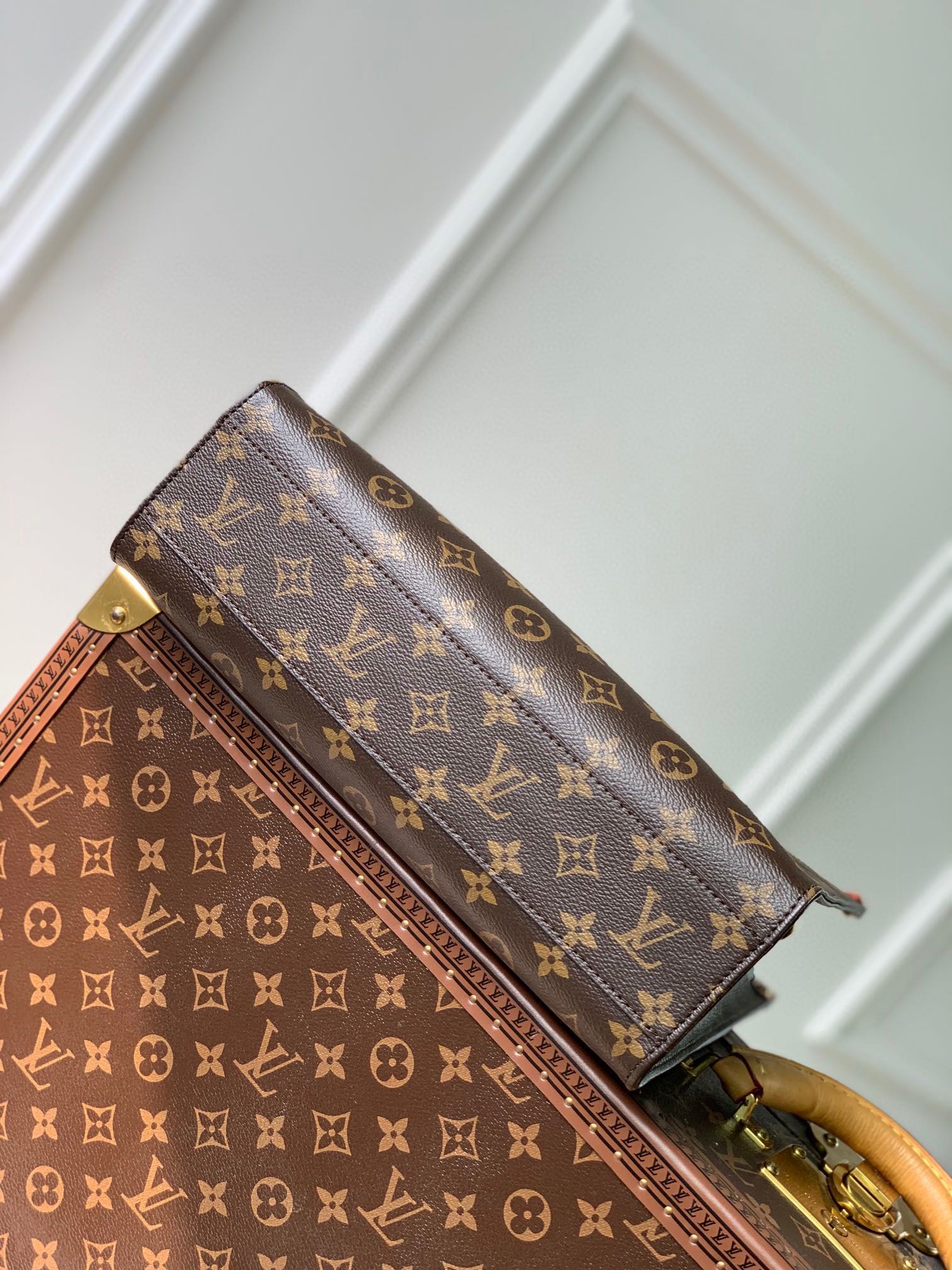 SAC PLAT 30CM MONOGRAM CANVAS