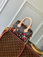 SPEEDY BANDOULIÈRE 20 BAG IN MULTICOLOR FLORAL CANVAS