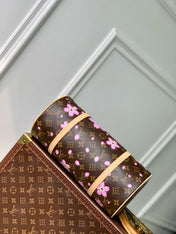 PAPILLON CHERRY BLOSSOM 27 IN SAKURA BROWN MONOGRAM COATED CANVAS