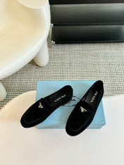 PRA SUEDE LOAFERS PITCH BLACK CALFSKIN